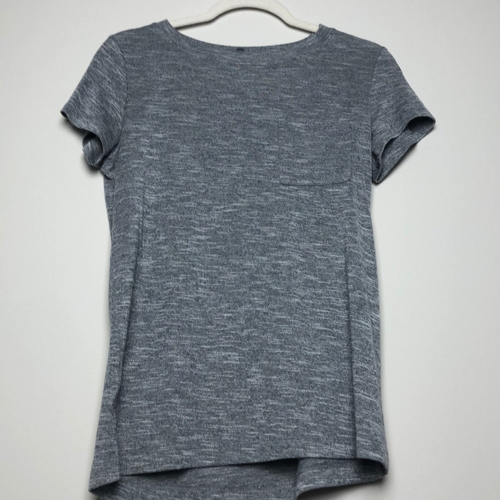Gray athletic tee